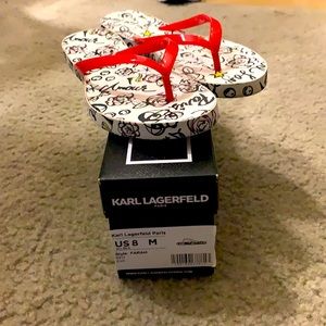 Karl Lagerfeld Flip Flops